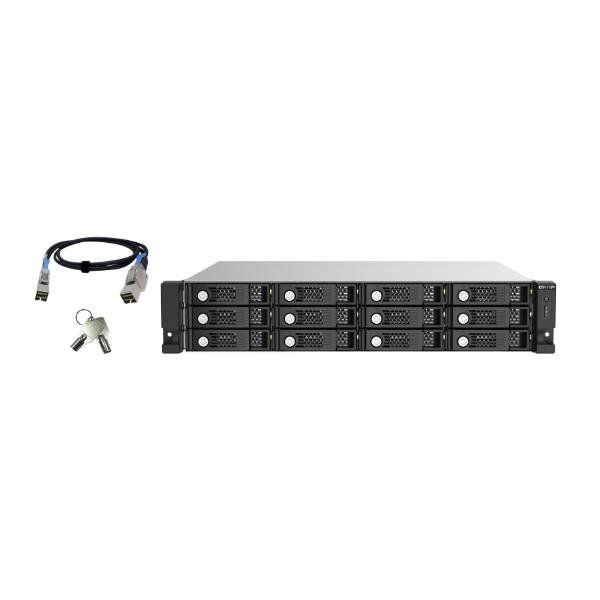 QNAP TL-R1220Sep-RP - Array unità disco rigido - 12 alloggiamenti (SATA-600 / S…