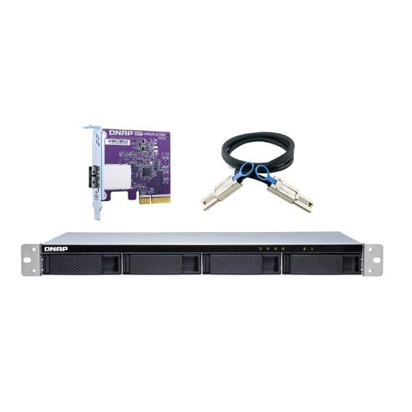 QNAP TL-R400S ARRAY UNITA' DISCO RIGIDO 4 ALLOGGIAMENTI HDD/SSD 2.5"/3.5" SATA …