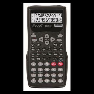 REBELL SC2040 CALCOLATRICE SCENTIFICA 240 FUNZIONI 12 CIFRE COL. NERO