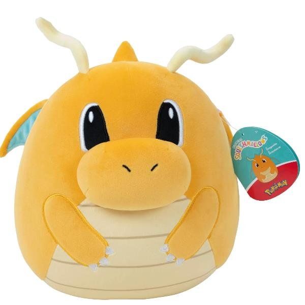 REI TOYS POKEMON PELUCHES DRAGONITE SQUISHMALLOWS 25 CM