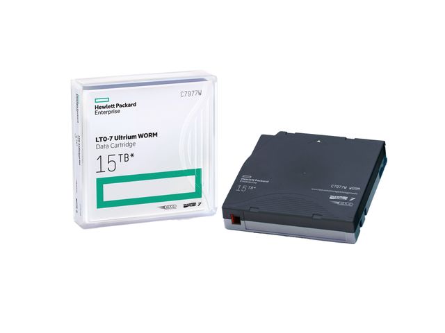 HPE Ultrium WORM Data Cartridge - LTO Ultrium WORM 7 - 6 TB / 15 TB - etichette…