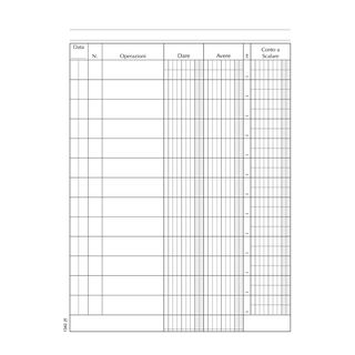 Registro Conto Corrente Banca - 96 pagine - 21 x 15,5 cm - DU134200000 - Data U…