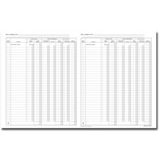 Registro beni ammortizzabili - 45 pagine numerate - 31 x 24,5 cm - DU136800000 …