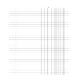 Registro inventari a 3 colonne - 96 pagine - 31 x 24,5 cm - DU135100000 - Data …