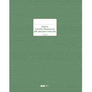 Registro prevenzione incendi - 48pg - 31 x 24 cm - Edipro