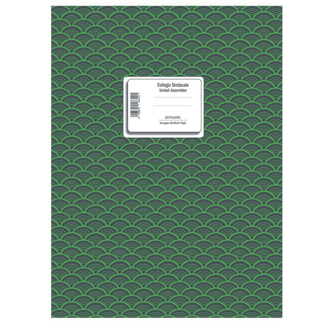 Registro verbali collegio sindacale - 96 pagine - 31 x 24,5 cm - 2207A1200G - D…