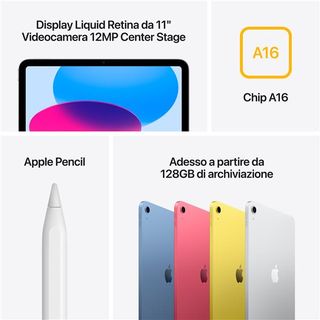 AppleiPad 11' Wi-Fi + Cellular 512GB - Blu