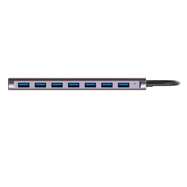 HUB USB 3.0 7 PORTE IN ALLUMINIO CON ALIMENTATORE 5V 2A ( 3A?)
