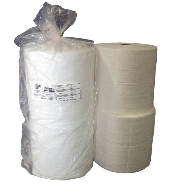 Rotoli assorbenti - per oli ed idrocarburi - 41 x 4600 cm - Carvel - conf. 2 pe…
