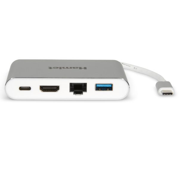 Hamlet HDKC-PD100 - Docking station - USB-C - HDMI - GigE
