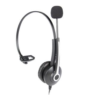 Hamlet HHEADM-UJM - Cuffie con microfono - on-ear - cablato - USB, jack 3,5 mm