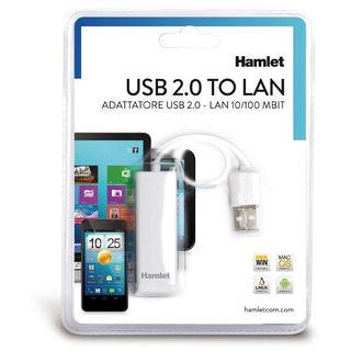 Hamlet HNU2F100 - Adattatore di rete - USB 2.0 - 10/100 Ethernet