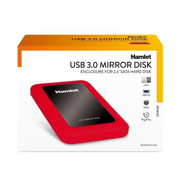 Hamlet HXD25U3MRD - Box esterno con Indicatore dati, indicatore di alimentazion…