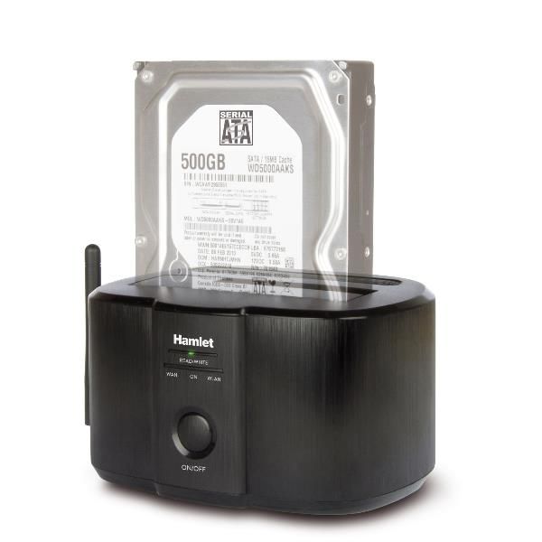 Hamlet HXDDWIFI - Server NAS - SATA 6Gb/s - USB 3.0 / Ethernet 10/100 / 802.11b…