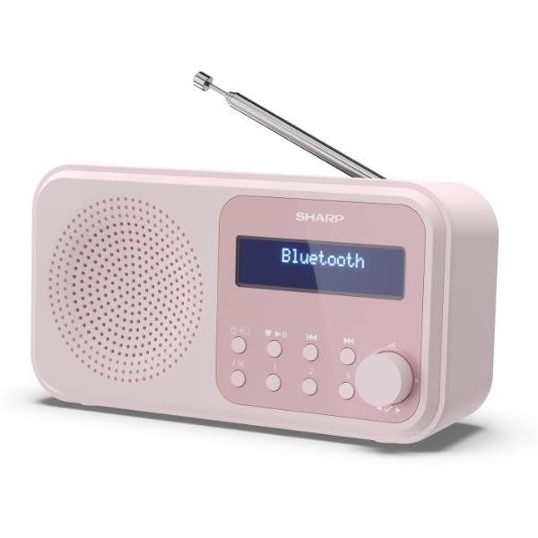 SHARP DR-P420(PK) RADIO DIGITALE PORTATILE DAB DAB+ FM CON RDS BLUETOOTH 5.0 FU…