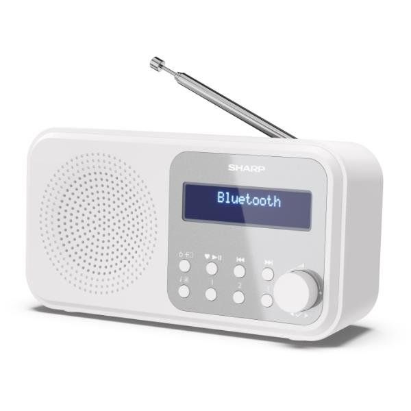 SHARP DR-P420(WH) RADIO DIGITALE PORTATILE DAB DAB+ FM CON RDS BLUETOOTH 5.0 FU…