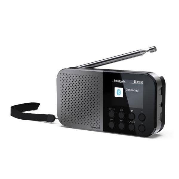 SHARP DR-P520(GY) RADIO DIGITALE PORTATILE DISPLAY LCD BLUETOOTH LETTORE AUDIO …