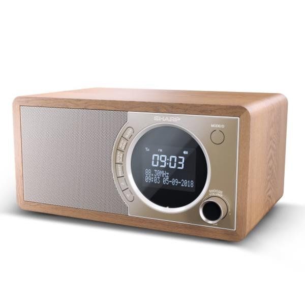 SHARP RADIO DIGITALE DR450 BROWN