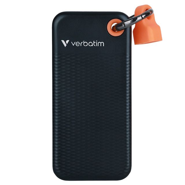 SSD Portatile Pocket USB 3.2 GEN 2 - 1 TB - Nero/Arancio Verbatim - 32193