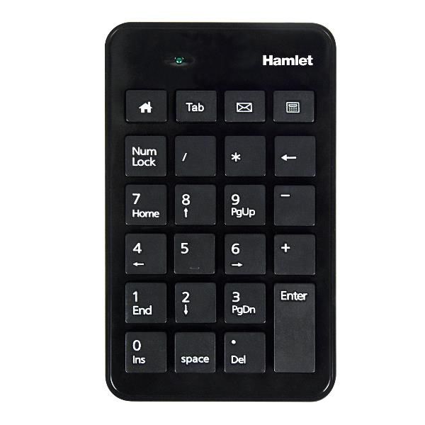 Hamlet XKPADUBK - Tastierino numerico - USB - nero