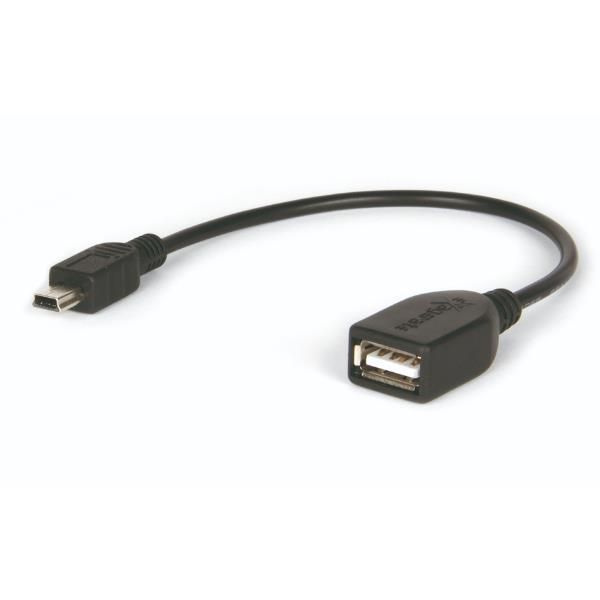 Hamlet XUMINIAD - Cavo dati - USB femmina a mini-USB Type B maschio - 15 cm