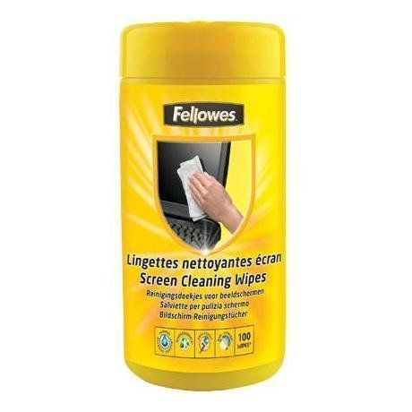 Salviette pulisci schermo - Fellowes - conf. 100 pezzi