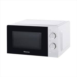Hisense H20MOWP1HG - Forno a microonde con grill - 20 litri - 700 W - bianco