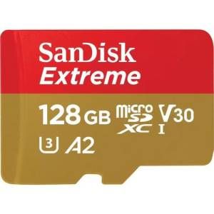 SanDisk Extreme - Scheda di memoria flash (adattatore da microSDXC a SD in dota…