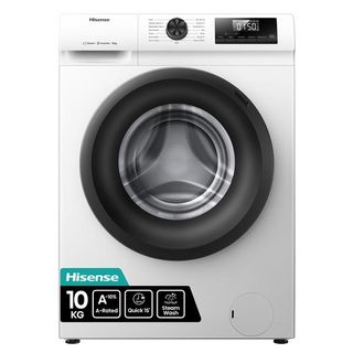 Hisense WF1Q1041BW, Caricamento frontale, 10 kg, B, 74 dB, 1400 Giri/min, A