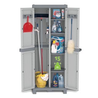 Armadio Domino Wave - Base 3700 UW - 2 ante -70 x 43, 8x1 81,8 cm - PPL - grigi…