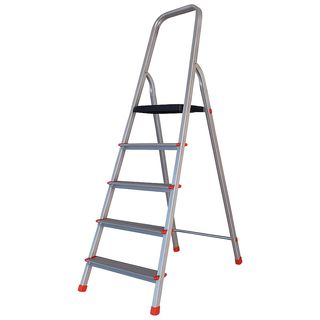 Scala domestica Stella Basic - 4 gradini - alluminio - Marchetti