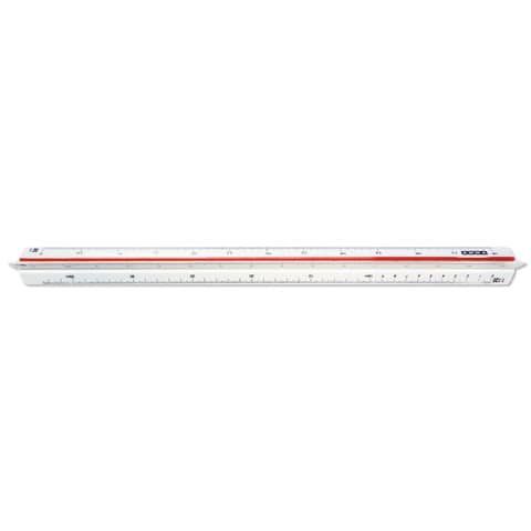 Scalimetro Isoteck - 30cm - per arredamento - scale 1:20-25-50-75-100-125 - Arda