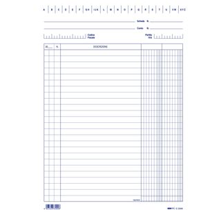 Schede - 2 colonne - 24 x 17 cm (verticale) - Edipro - conf. 100 pezzi