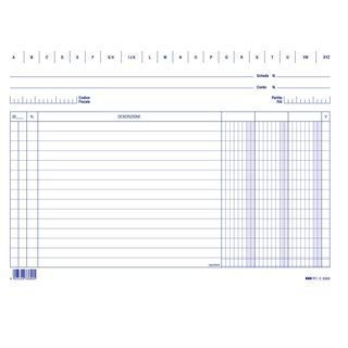 Schede - 3 colonne - 17 x 24 cm orizzontale - Edipro - conf. 100 pezzi
