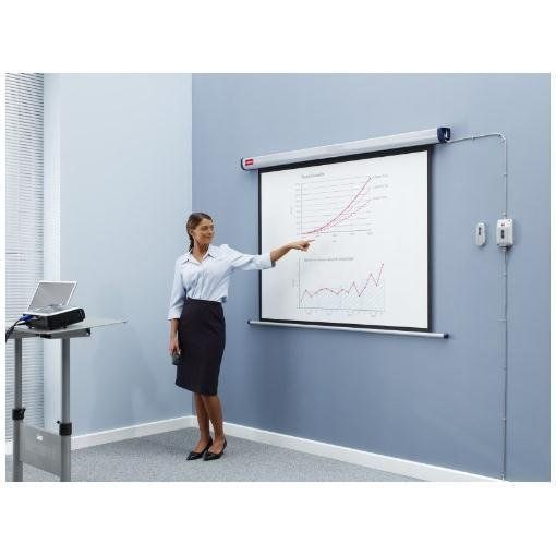 Schermo elettrico per proiezione a parete - Plug Play - 120 x 160 cm - diagonal…