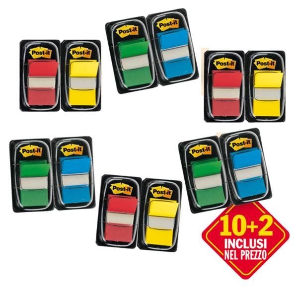 Segnapagina Post-it Index Medium - 680 - 4 colori classici - Post-it - Value pa…