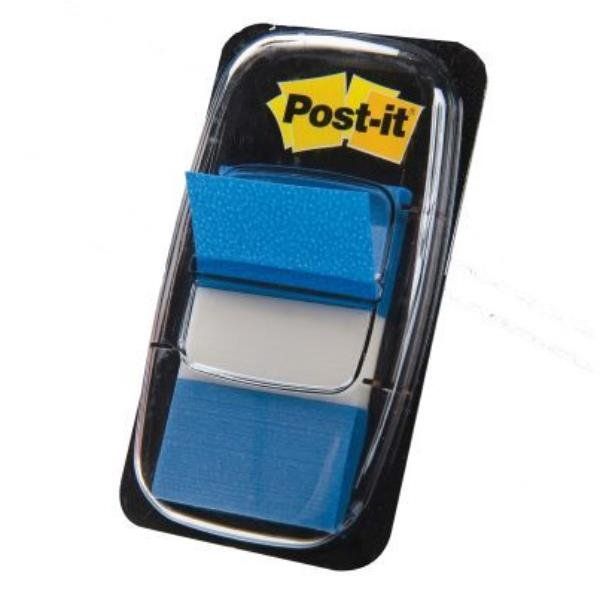 Segnapagina Post-it Index Medium - 680-2 - 25,4 x 43,2 mm - blu - Post-it - con…
