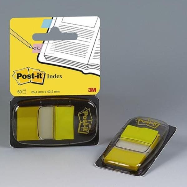 Segnapagina Post-it Index Medium - 680-5 - 25,4 x 43,2 mm - giallo - Post-it - …