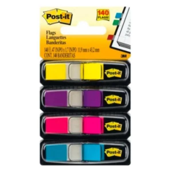 Segnapagina Post-it Index Mini - 683-4AB - 12 x 43,1 mm - 4 colori vivaci - Pos…