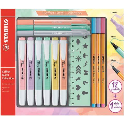 Set coffret Pastel Collection - Stabilo - 13 pezzi