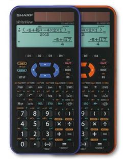 Sharp - Calcolatrice Scientifica EL-W531XG - Arancione - ELW531XGYR
