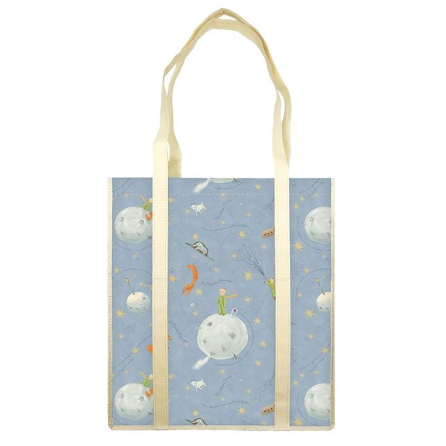 Shopper con manici - fantasia Il Piccolo Principe - 35 x 40 x 8 cm - carta lava…