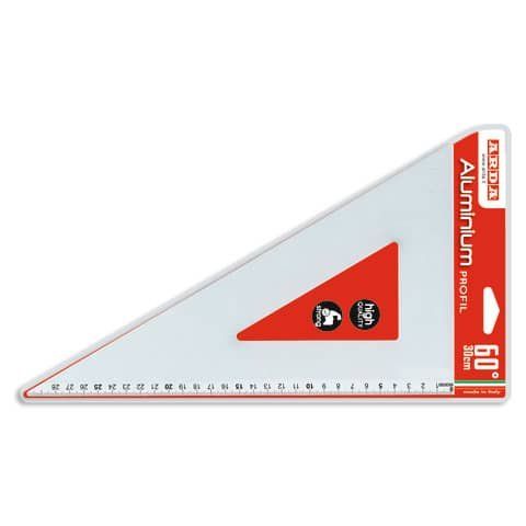 Squadra linea Profil - alluminio - 60gradi - 30cm - Arda