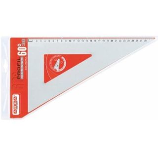 Squadra linea Profil - alluminio - 60gradi - 35cm - Arda