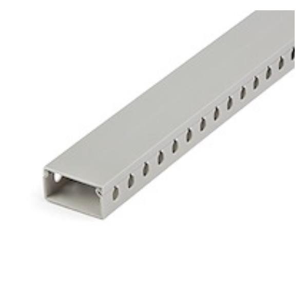 StarTech.com Canalina di cablaggio cavi scanalata con coperchioda 2m 50x25mm - …