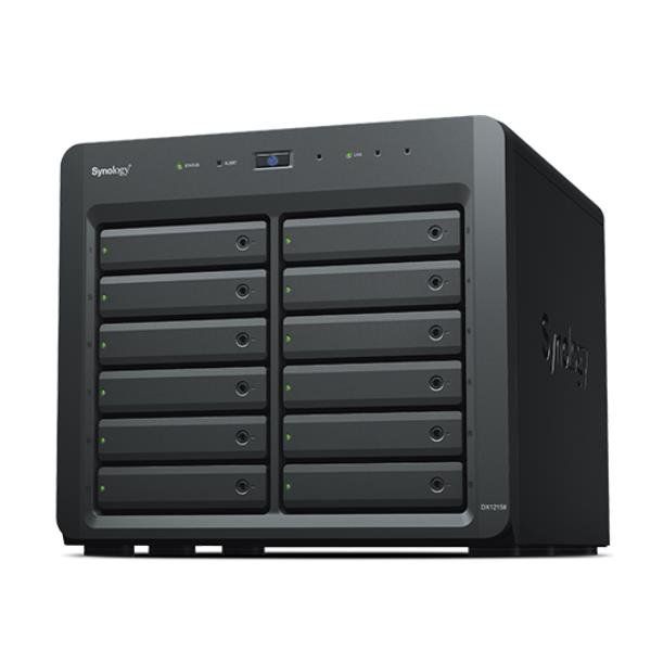 Synology DX1215II - Array unità disco rigido - 12 alloggiamenti (SATA-600) - In…