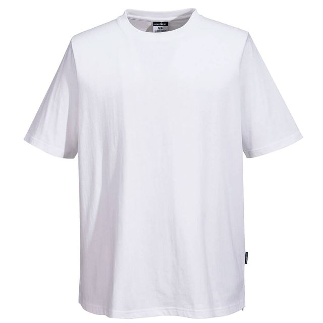 T-shirt chef unisex - maniche corte - taglia M - bianco - Portwest