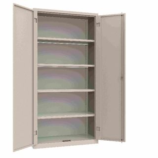 Armadio contenitore monoblocco - 100 x 45 x 200 cm - grigio chiaro - Armet