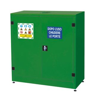 Armadio di sicurezza - per fitosanitari e pesticidi - 107,5 x 50 x 115 cm - ver…