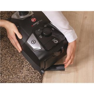 Hoover HE320PET 011 - Aspirapolvere - a traino - con sacchetto - nero elegante